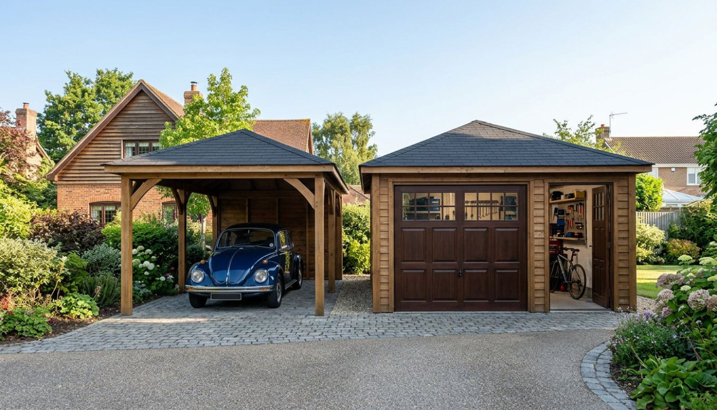 Carport ou garage traditionnel : le match inattendu des usages quotidiens